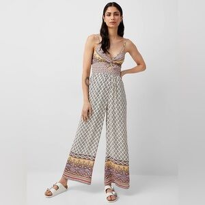 Angie boho floral print jumpsuit